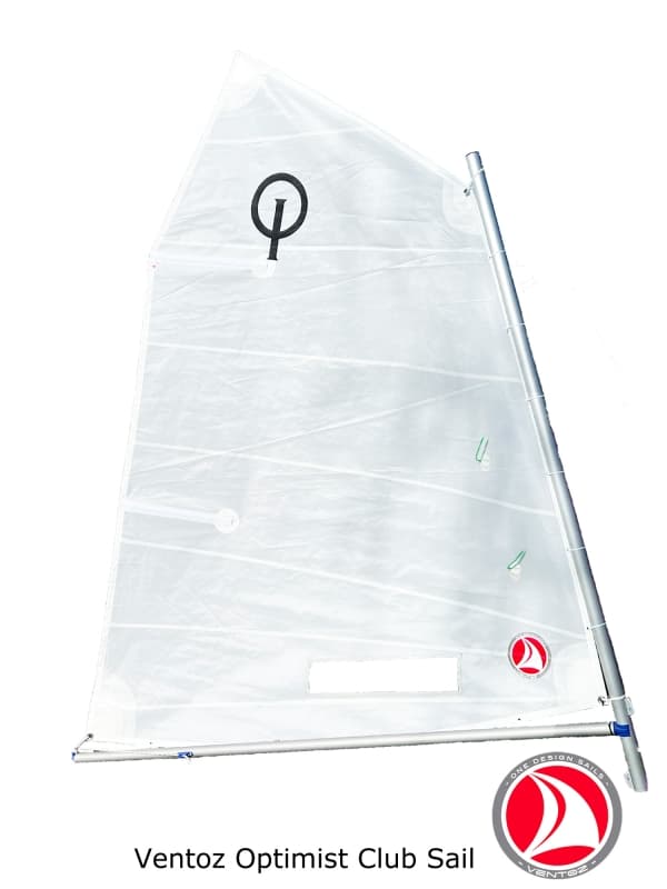 Ventoz Optimist Club Sail - White with window