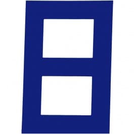 sail numbers Digital 8 300mm Blue