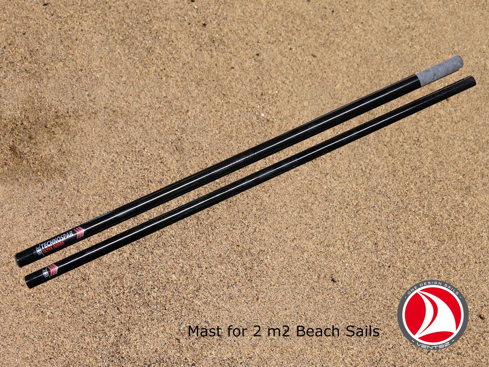 RDM-windsurfmêst 2-dielich – foar 2.0 m² strânsile