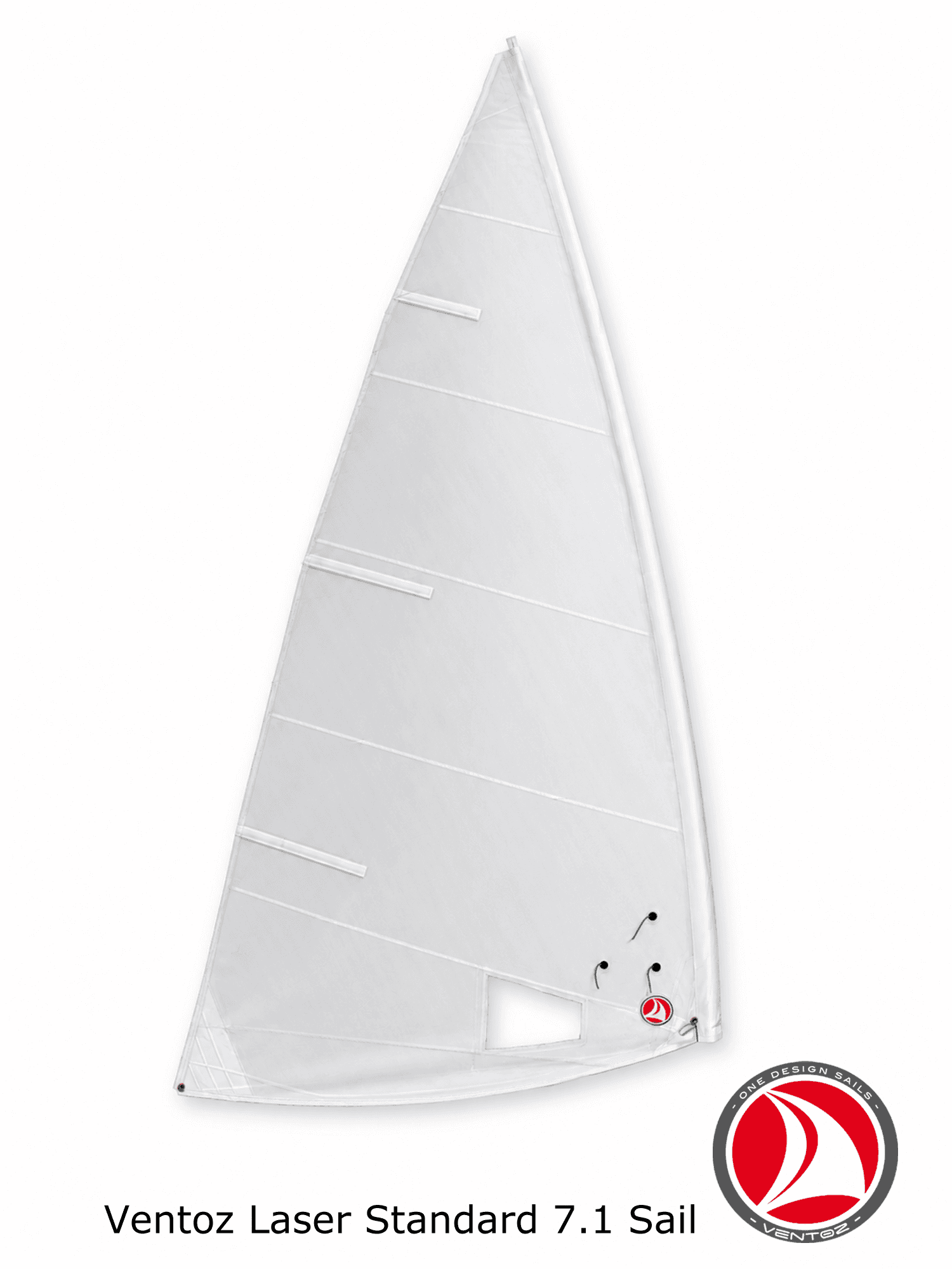 Ventoz Laser Standard Zeil 7.1 m2 - Wit
