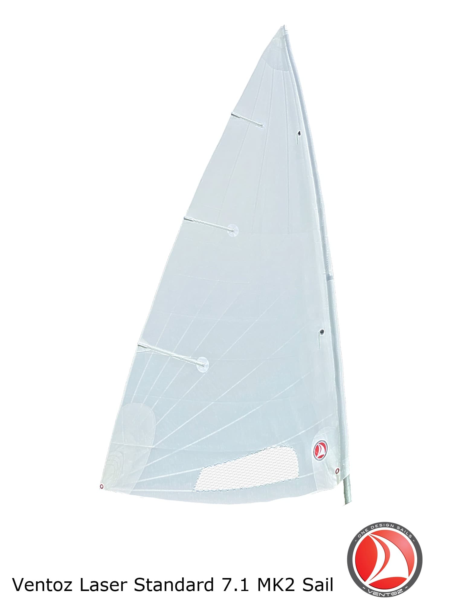 Ventoz Laser Standard MK2 Zeil 7.1 (ILCA 7) - Wit
