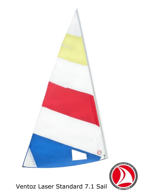 Ventoz Laser Standard Sail 7.1 m2 - Multicolored