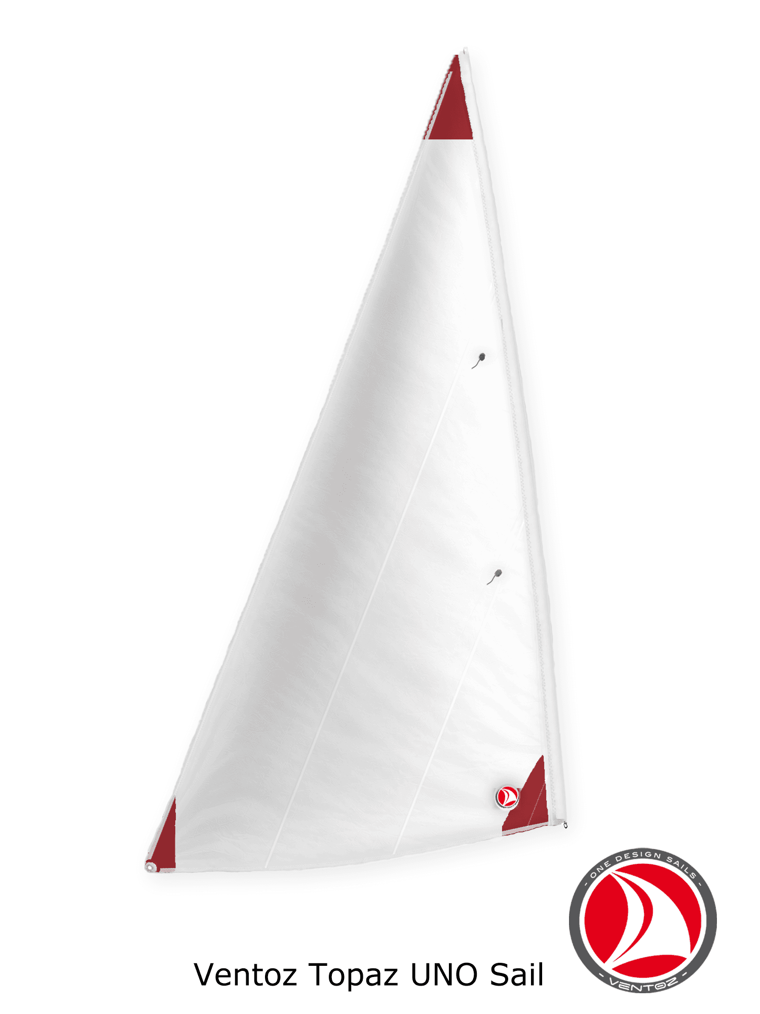 Ventoz Topaz UNO sail (5.6 m2) - Red Patches