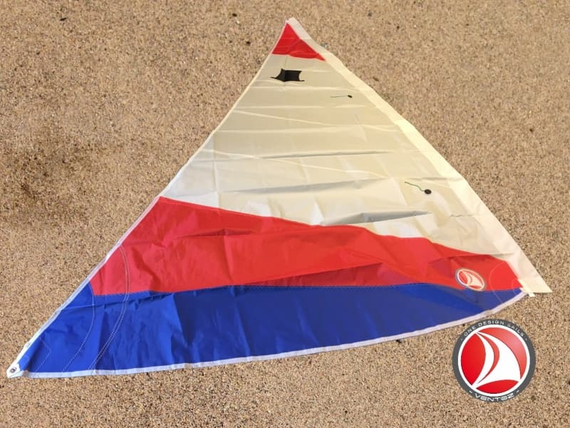 Ventoz Topper Sail (5.3 m2) - White-Red-Blue